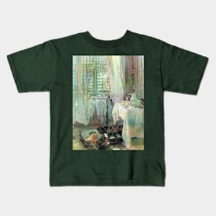 A Hotel Room by John Singer Sargent Kids T-Shirt